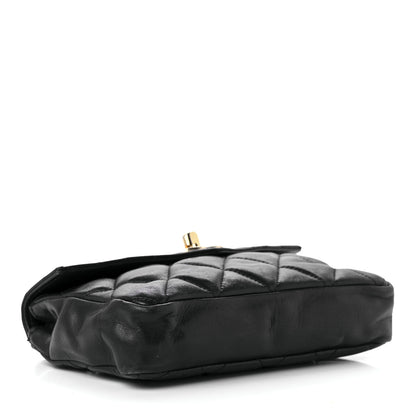 Chanel Lambskin Quilted Flap Waist Belt Bag Black 4 of 11