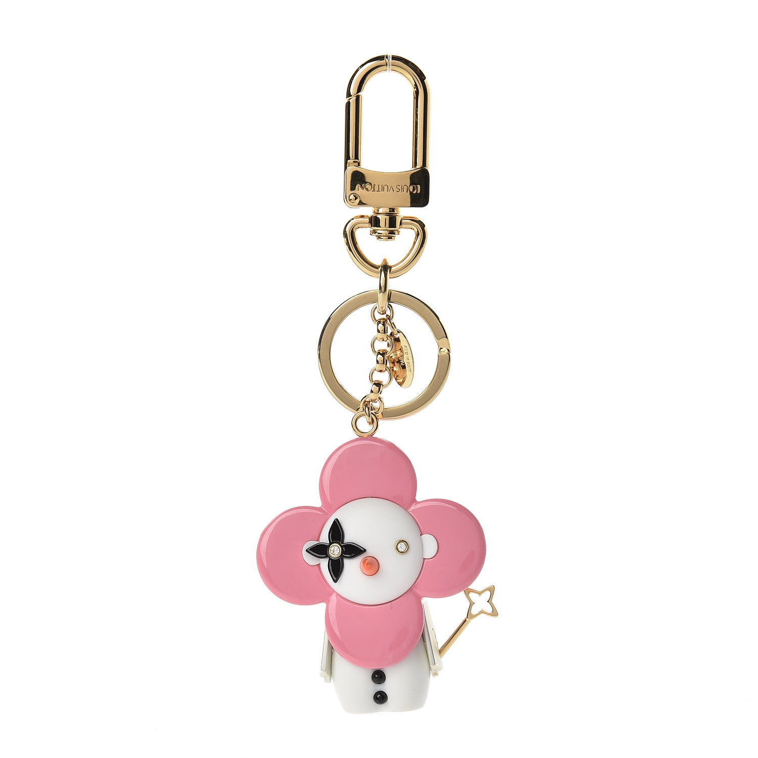 Louis Vuitton Resin Xmas Vivienne Snow Bag Charm Key Holderder 1 of 4