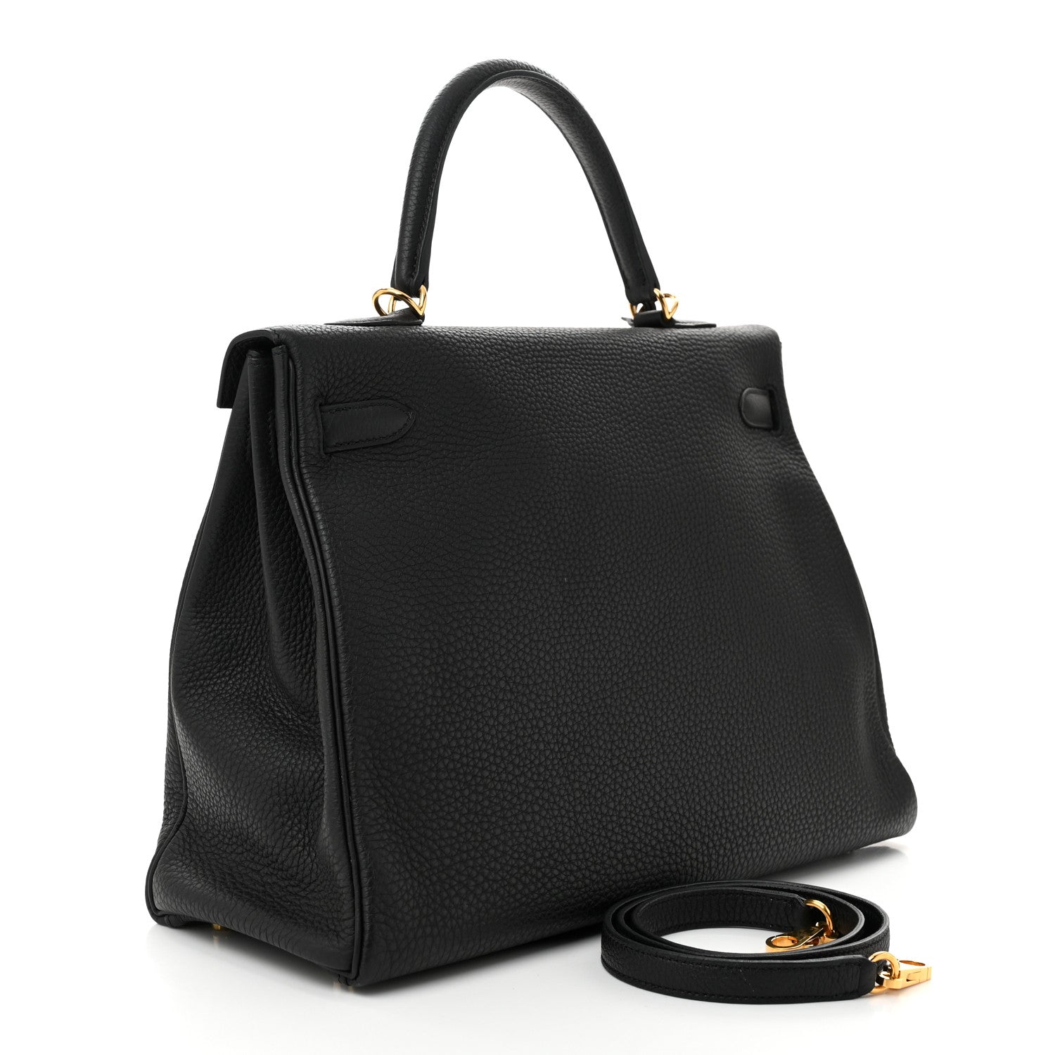 Hermes Togo Kelly Retourne 35 Black 3 of 10
