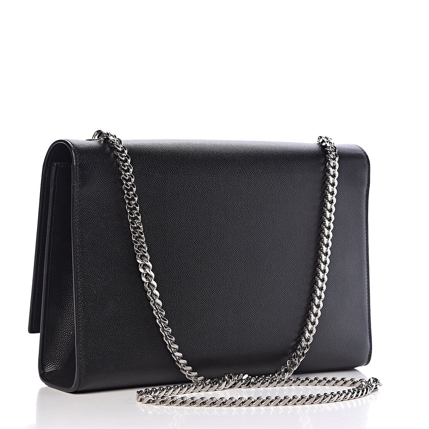 Grain De Poudre Large Classic Monogram Kate Satchel Black