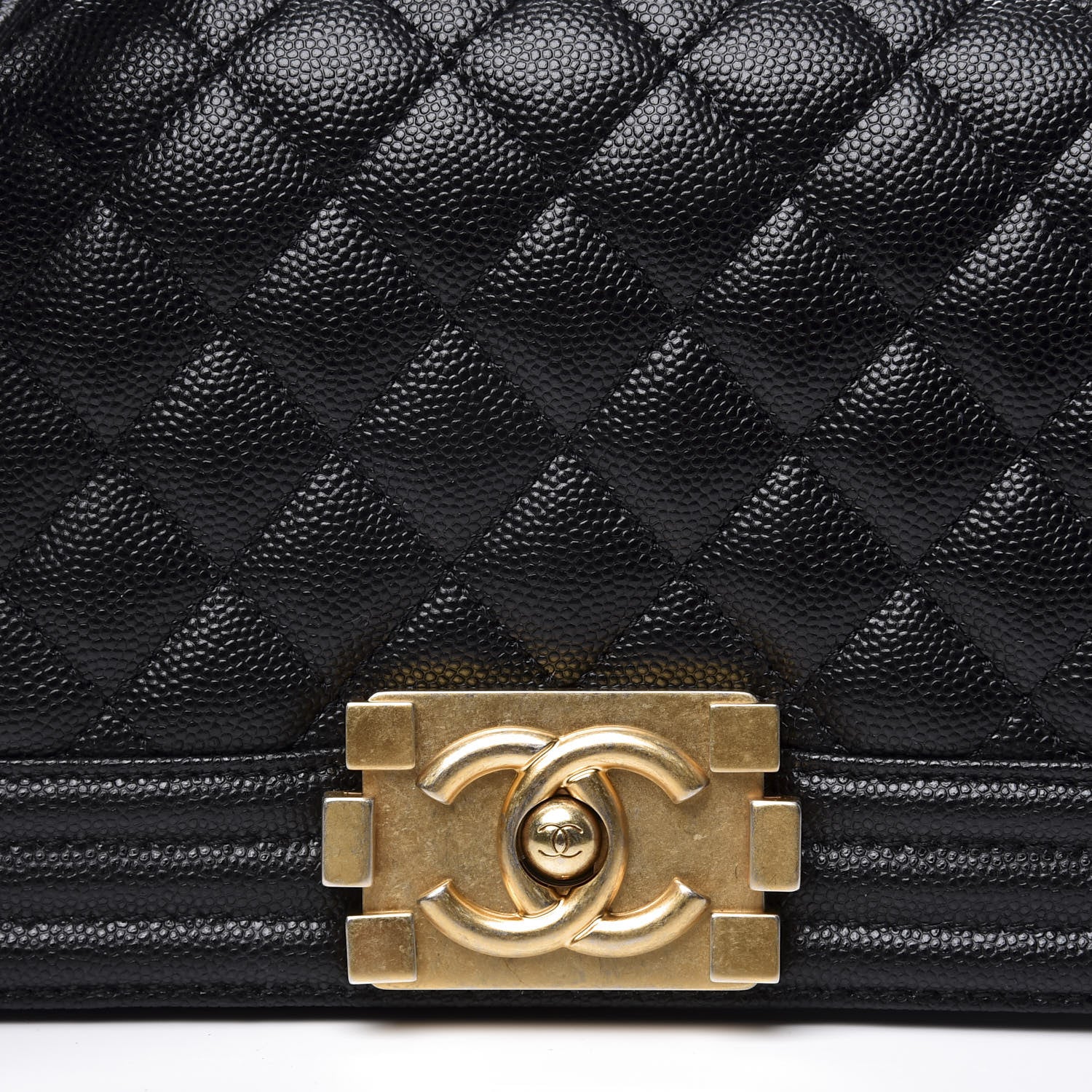 Chanel Caviar Quilted Small Boy Flap Black 9 of 10