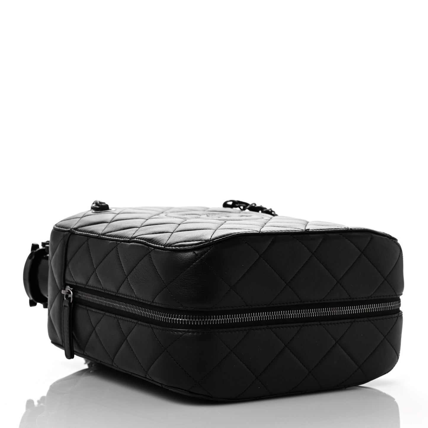 Lambskin Dubai by Night Gas Tank Bag Black
