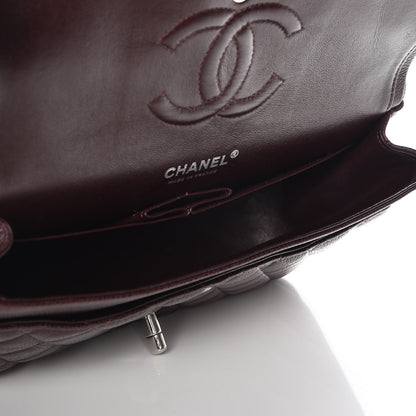 Chanel Caviar Quilted Medium Double Flap Burgundy 5 of 9