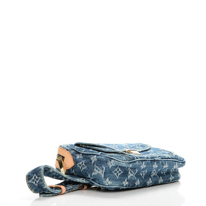 Louis Vuitton Monogram Denim Bum Bag Blue 4 of 7