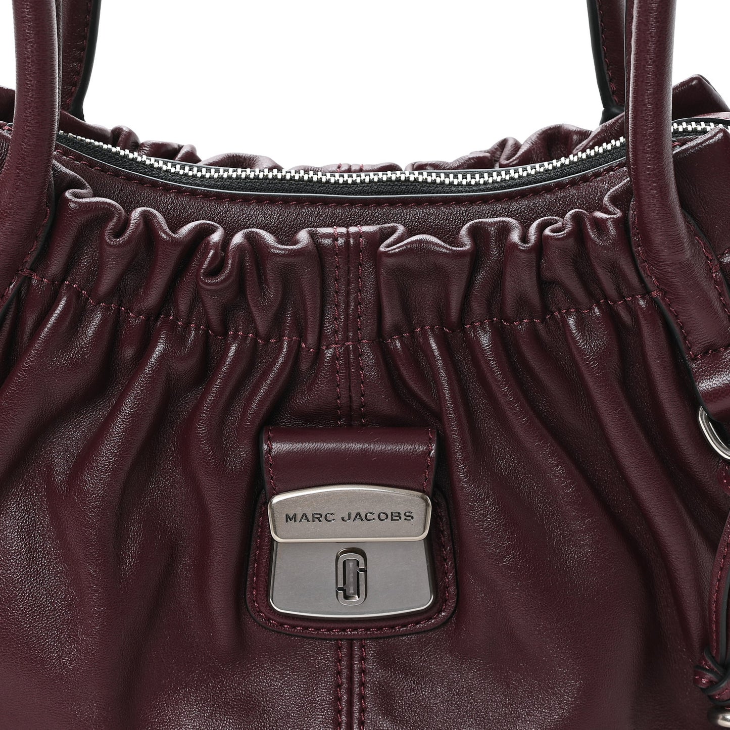 Nappa Medium The Cristina Satchel Dark Plum