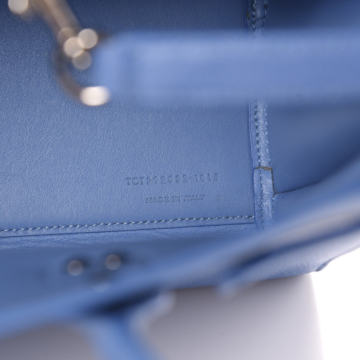 Saint Laurent Grained Calfskin Baby Sac De Jour Blue Clair 11 of 12