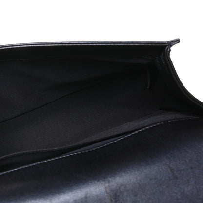 Chanel Lambskin Embossed Medium Boy Cube Flap Navy 5 of 11
