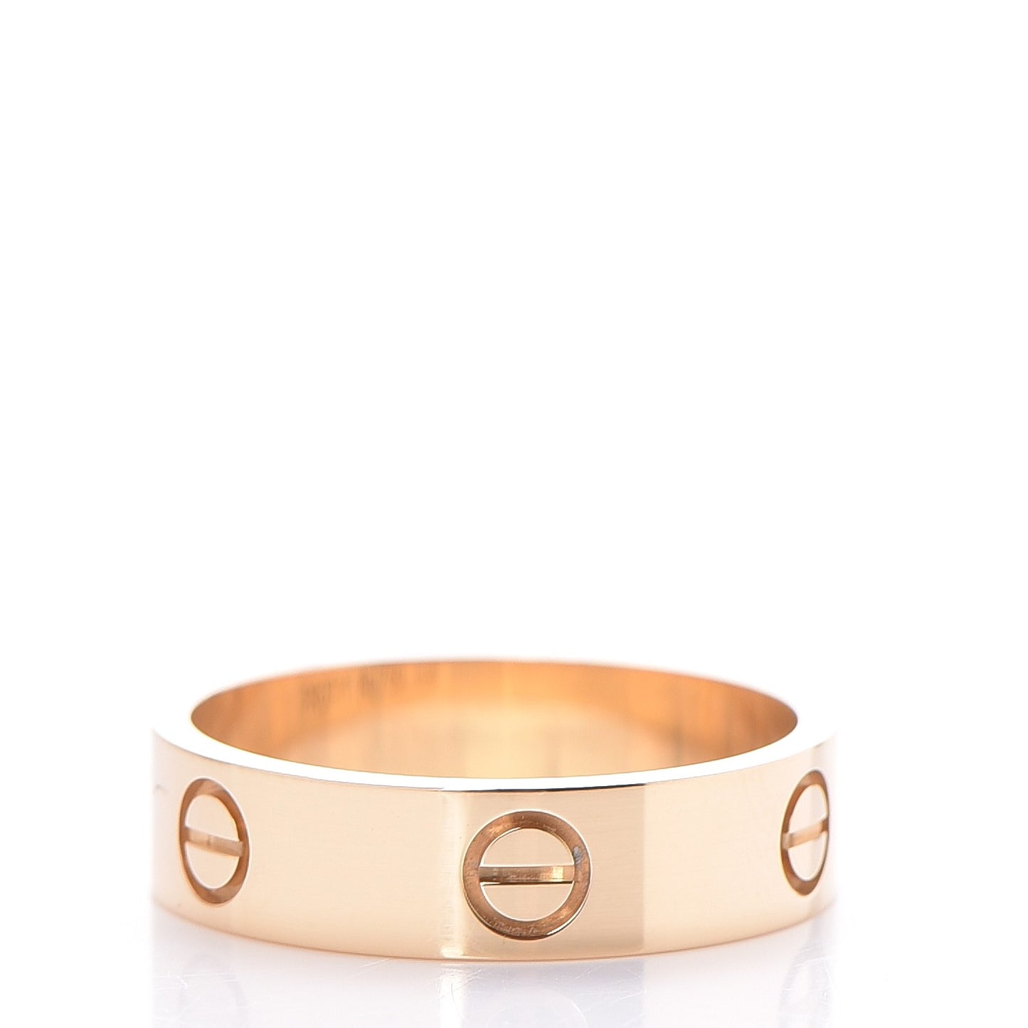 18K Yellow Gold 5.5mm LOVE Ring 60 9.25
