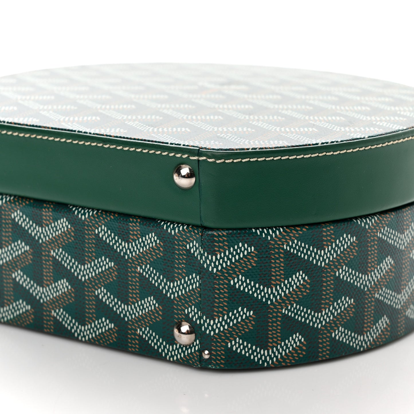 Goyardine Alto Hatbox Green