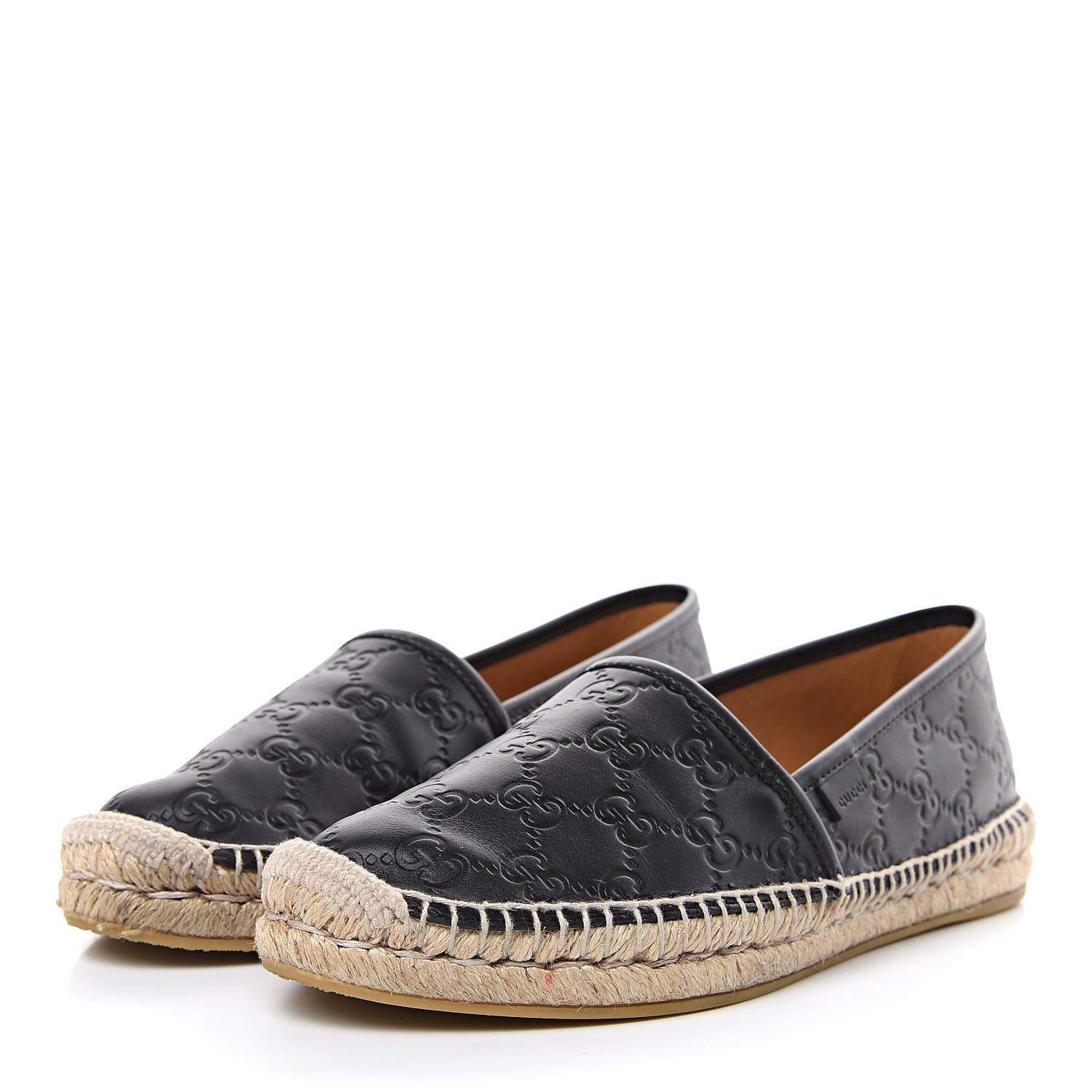 Gucci Guccissima Signature Espadrilles 40 Black 3 of 11