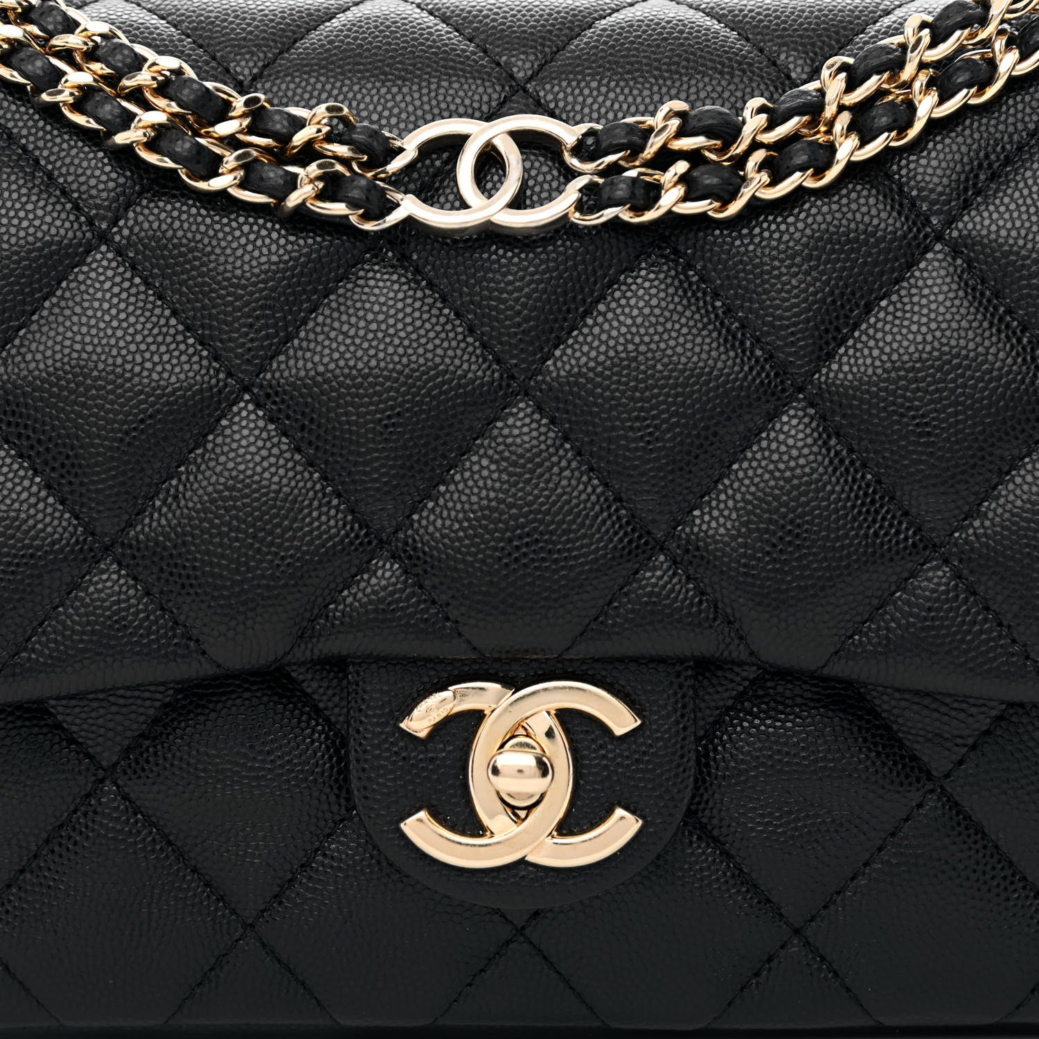 Chanel Caviar Quilted Small CC You Flap Black 8 of 12