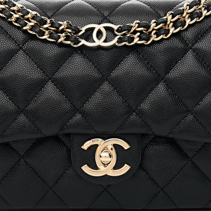 Chanel Caviar Quilted Small CC You Flap Black 8 of 12