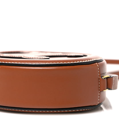 Celine Smooth Calfskin Cuir Small Triomphe Oval Crossbody Purse Tan 11 of 11