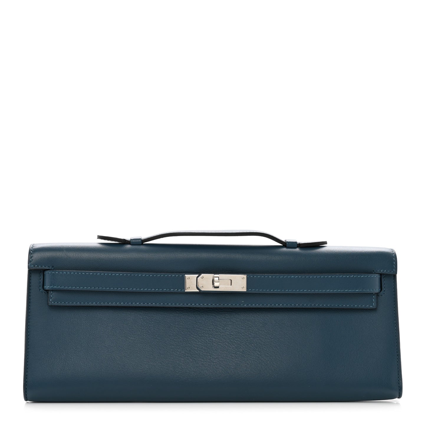 Swift Kelly Cut Clutch Pochette Bleu Tempete