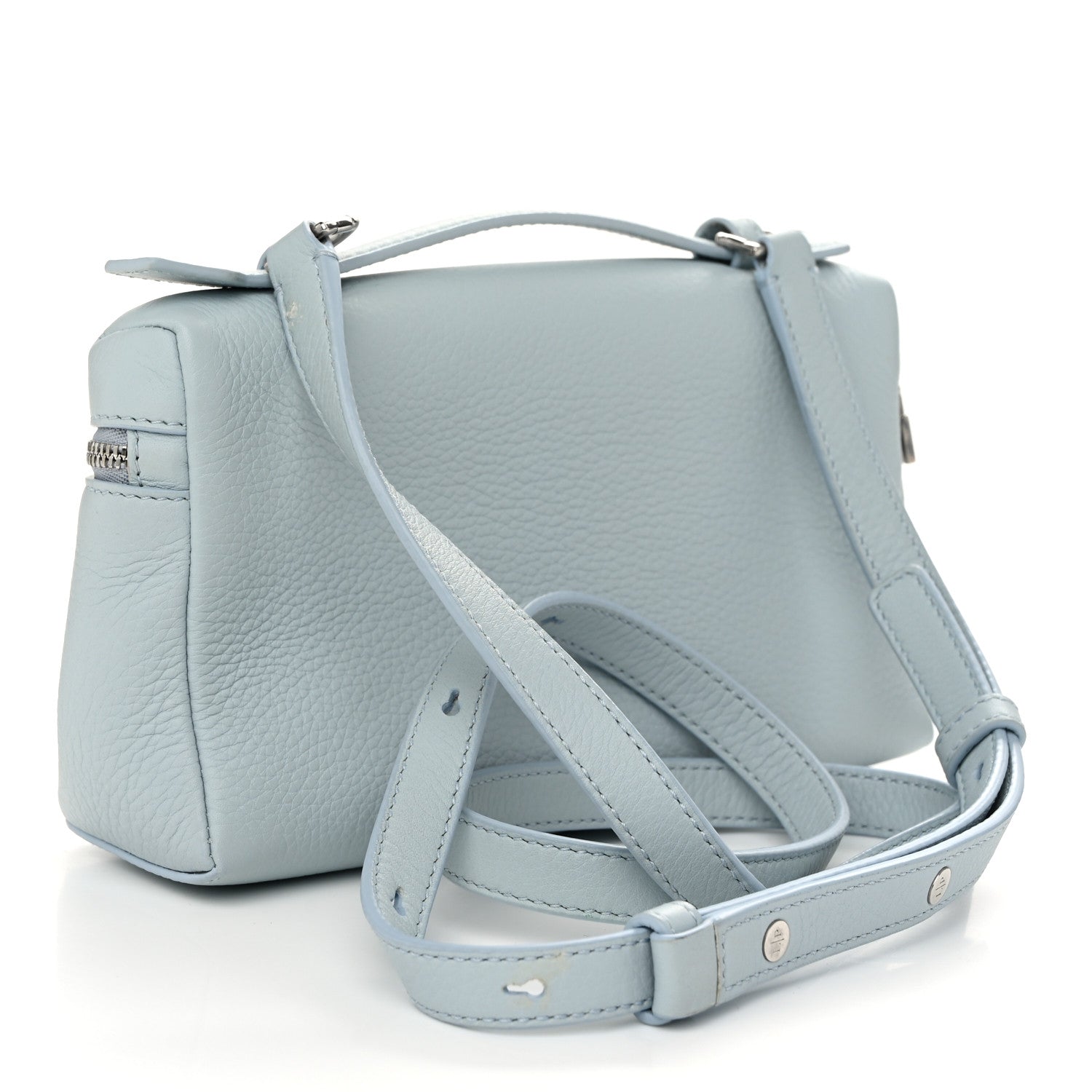 Loro Piana Tender Calfskin L19 Extra Pocket Pouch Minty Breeze 3 of 10