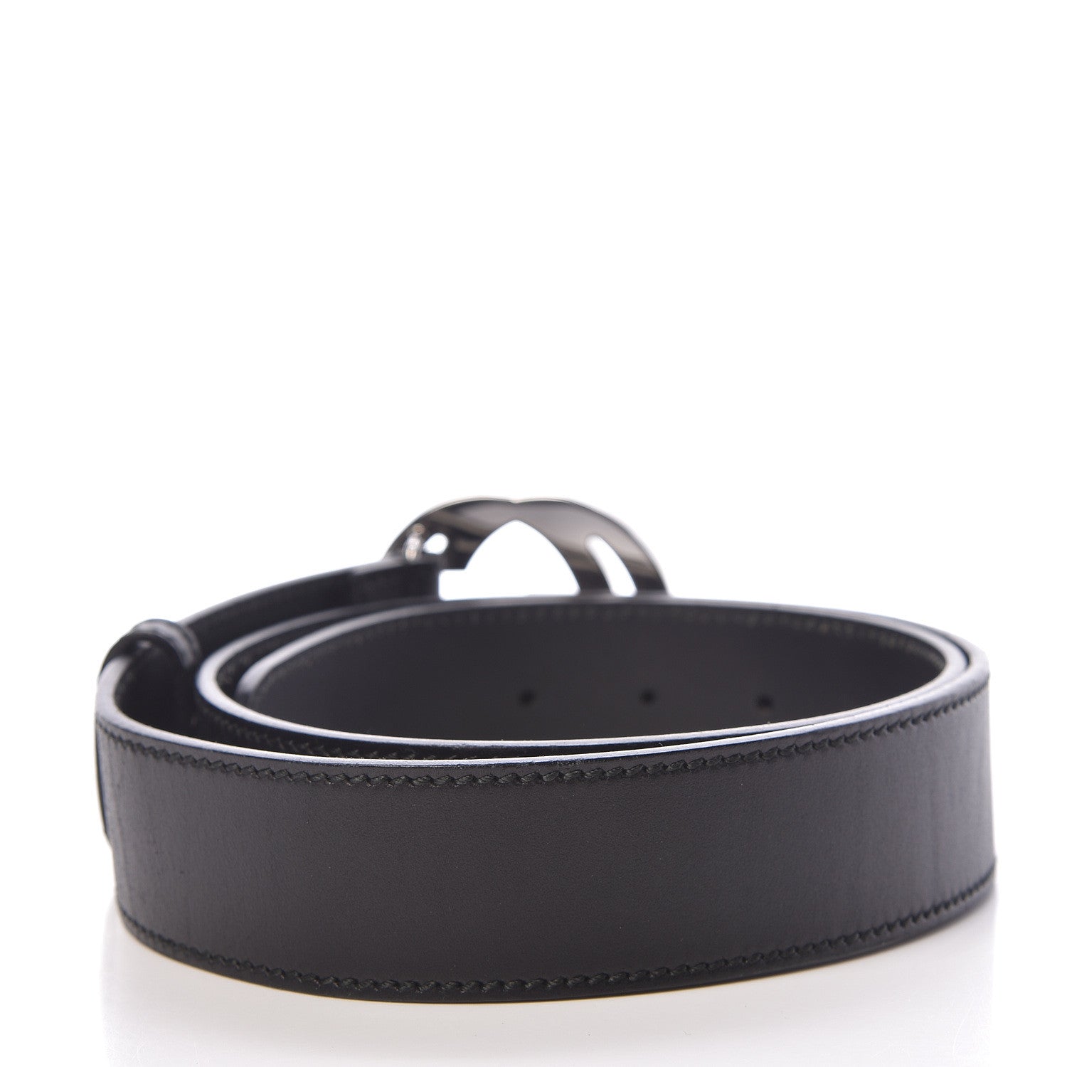 Gucci Calfskin Interlocking G 40mm Belt 90 36 Black 3 of 6
