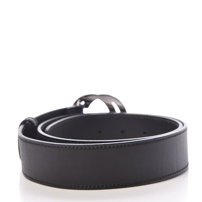 Gucci Calfskin Interlocking G 40mm Belt 90 36 Black 3 of 6
