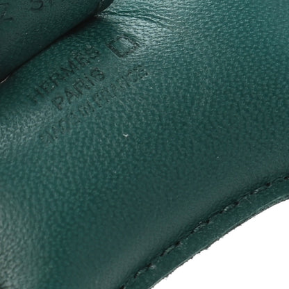 Hermes Milo Lambskin Matte Alligator Touch Grigri Rodeo Horse Bag Charm PM Malachite Menthe Bleu Brume Very Jade 3 of 5