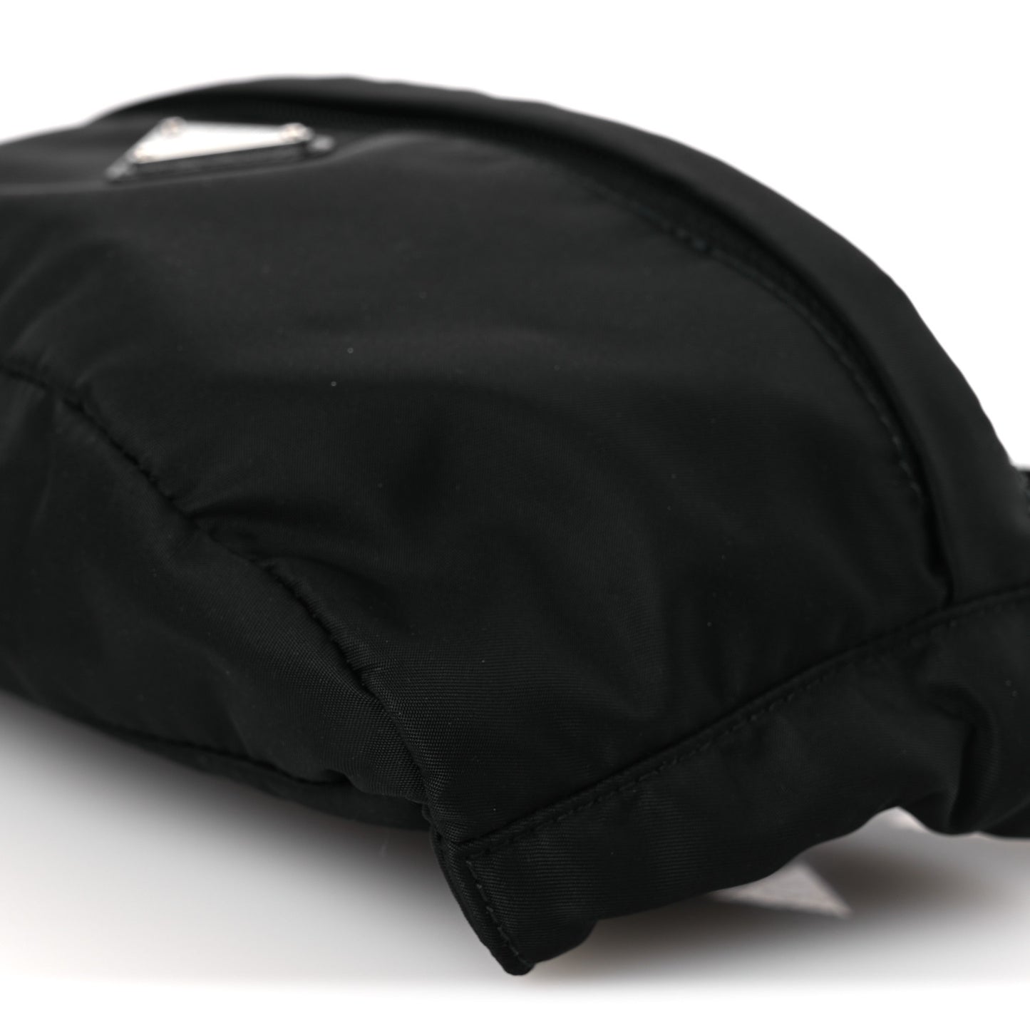 Re-Nylon Saffiano Belt Bag Black