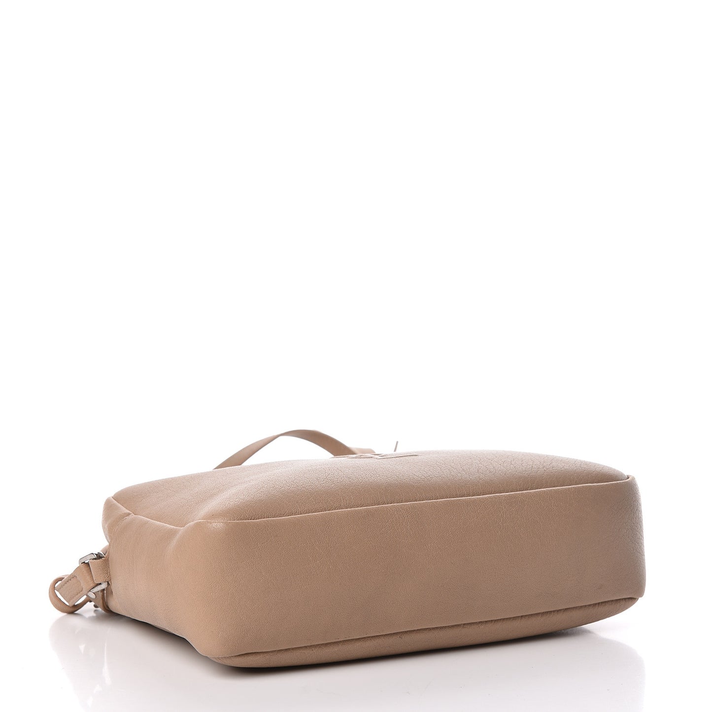 Lambskin Monogram Small Lou Camera Bag Dark Beige