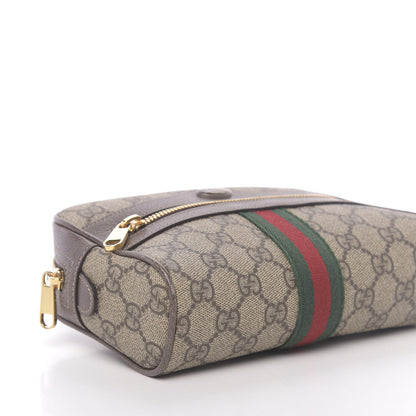 Gucci GG Supreme Monogram Web Small Ophidia Belt Bag 85 34 Dark Brown 8 of 11