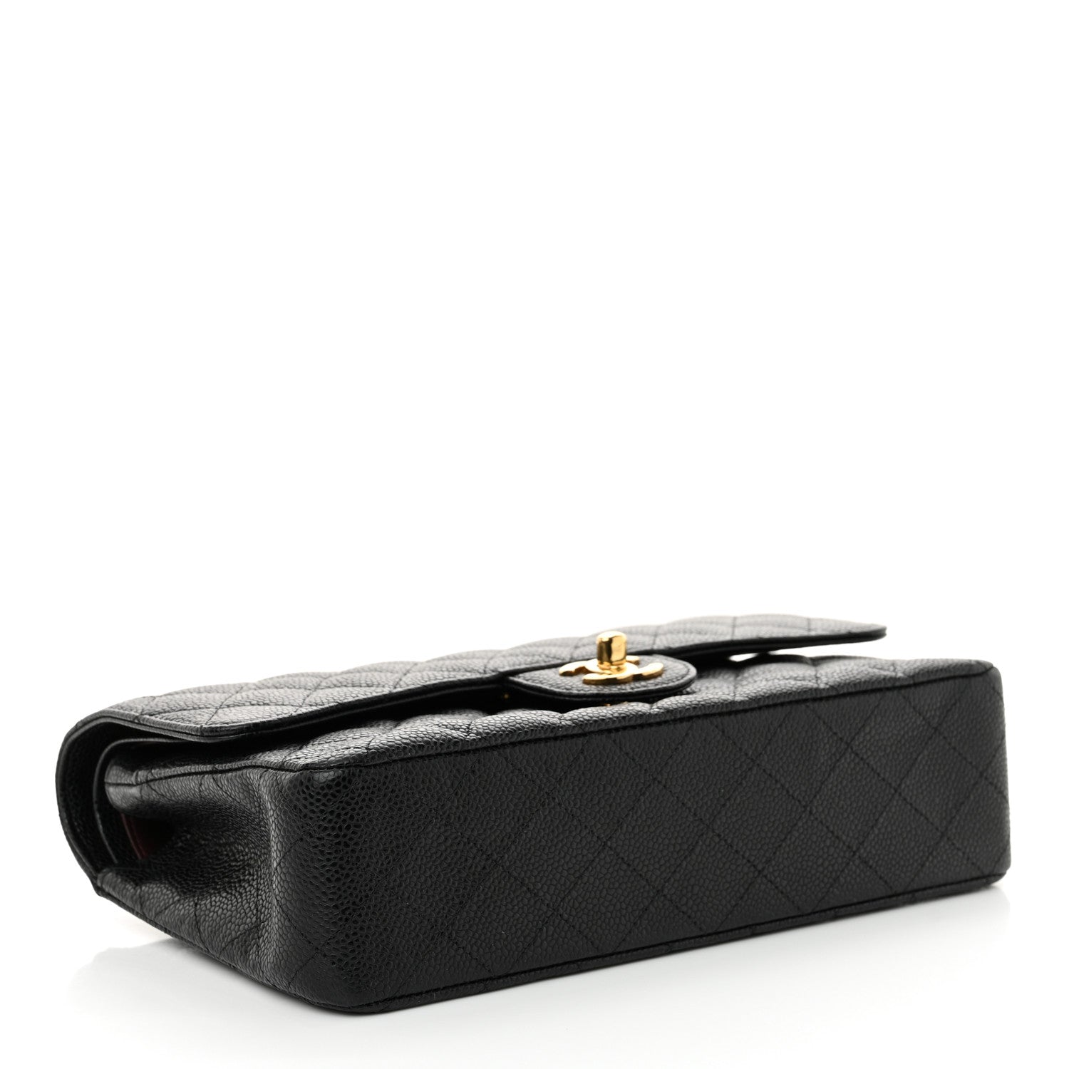Chanel Caviar Quilted Medium Double Flap Black 4 of 10
