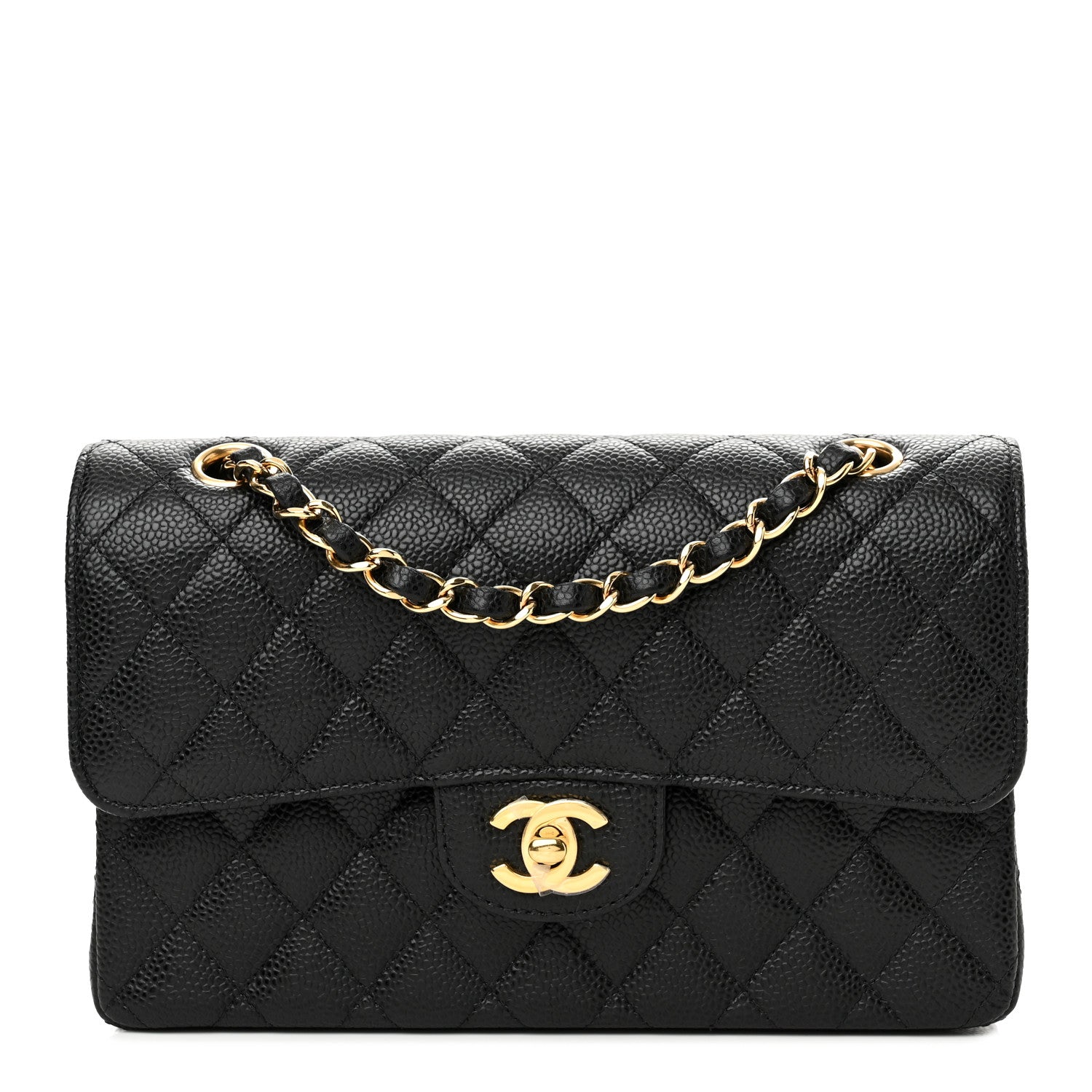 Chanel Caviar Quilted Small Double Flap Black 1 of 10