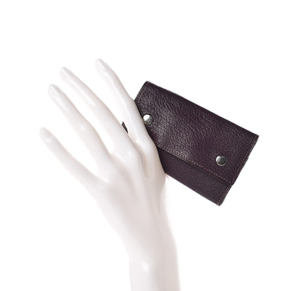 Hermes Chevre Mysore Multicles 6 Key Holder Raisin 2 of 8