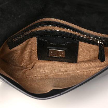 Fendi Vernice Chain Handle Baguette Black 6 of 12