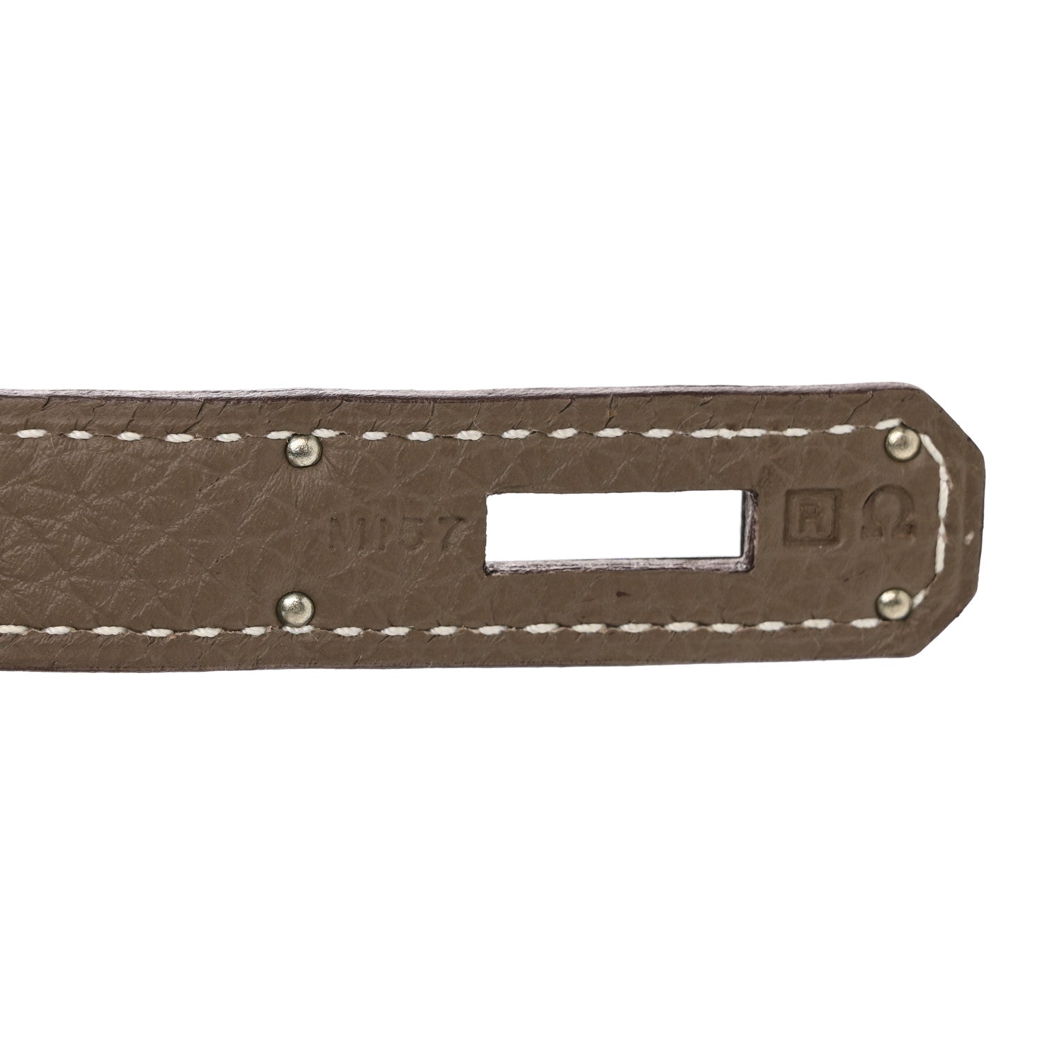Hermes Togo Kelly Retourne 32 Etoupe 7 of 11