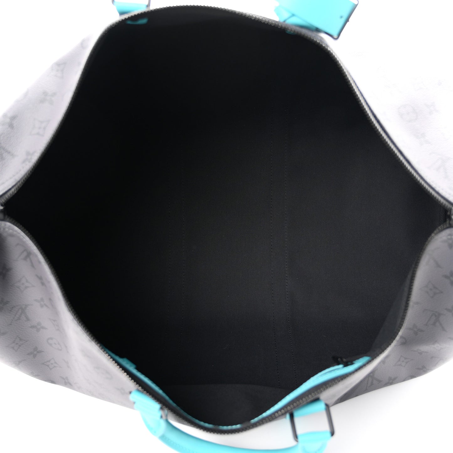 Reverse Monogram Eclipse Keepall Bandouliere 55 Turquoise