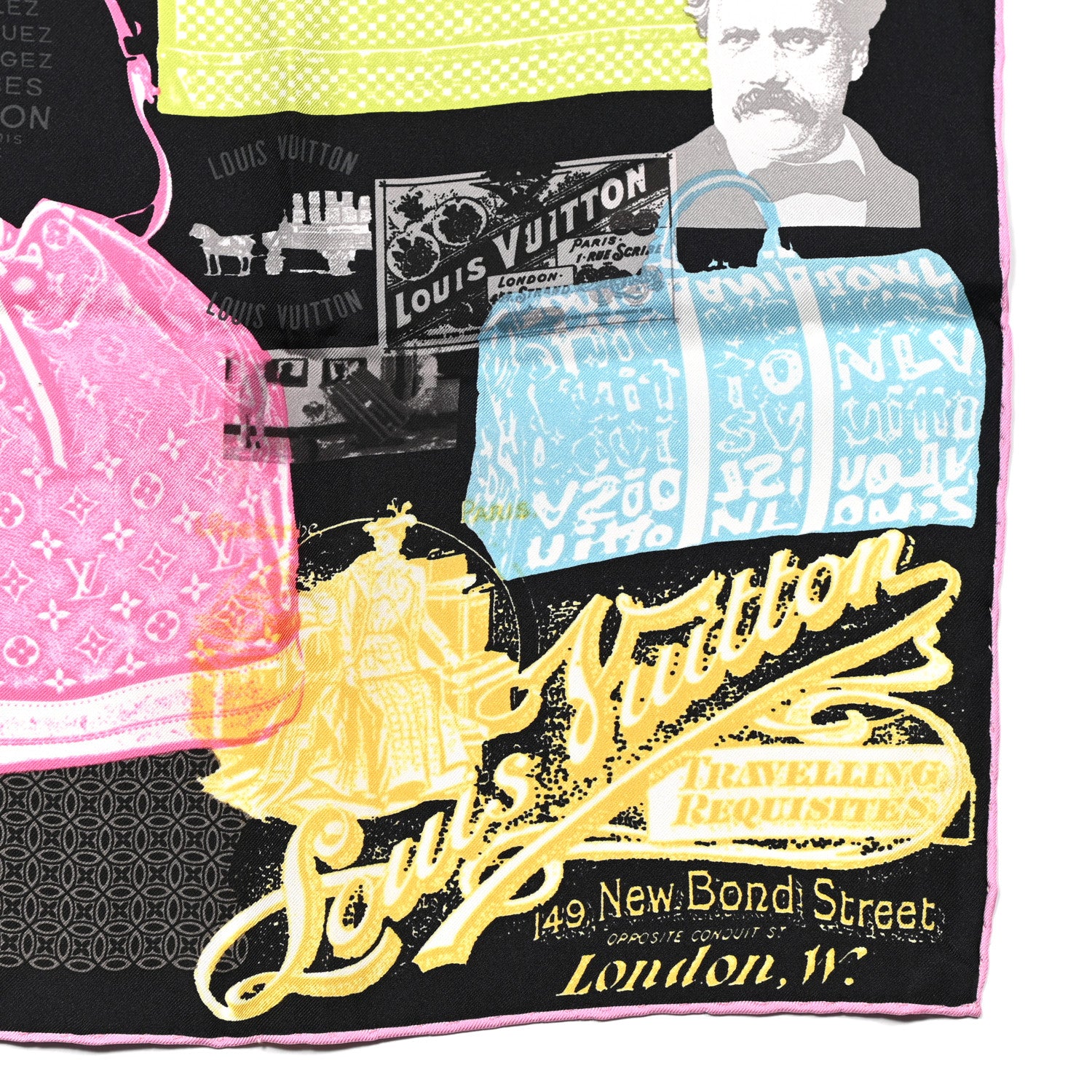 Louis Vuitton Silk Travel Square Scarf 2 of 3