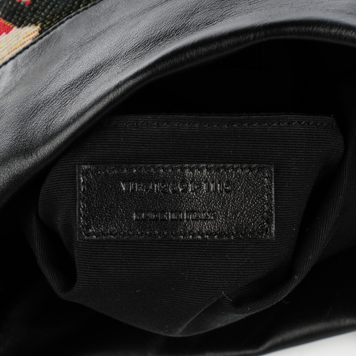 Saint Laurent Jacquard Leather Small Fringed Sunset Helena Bucket Bag 7 of 7