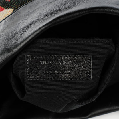 Saint Laurent Jacquard Leather Small Fringed Sunset Helena Bucket Bag 7 of 7