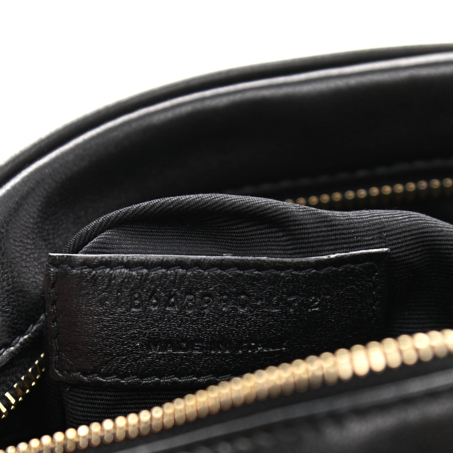 Lambskin Quilted Victoire Camera Bag Black