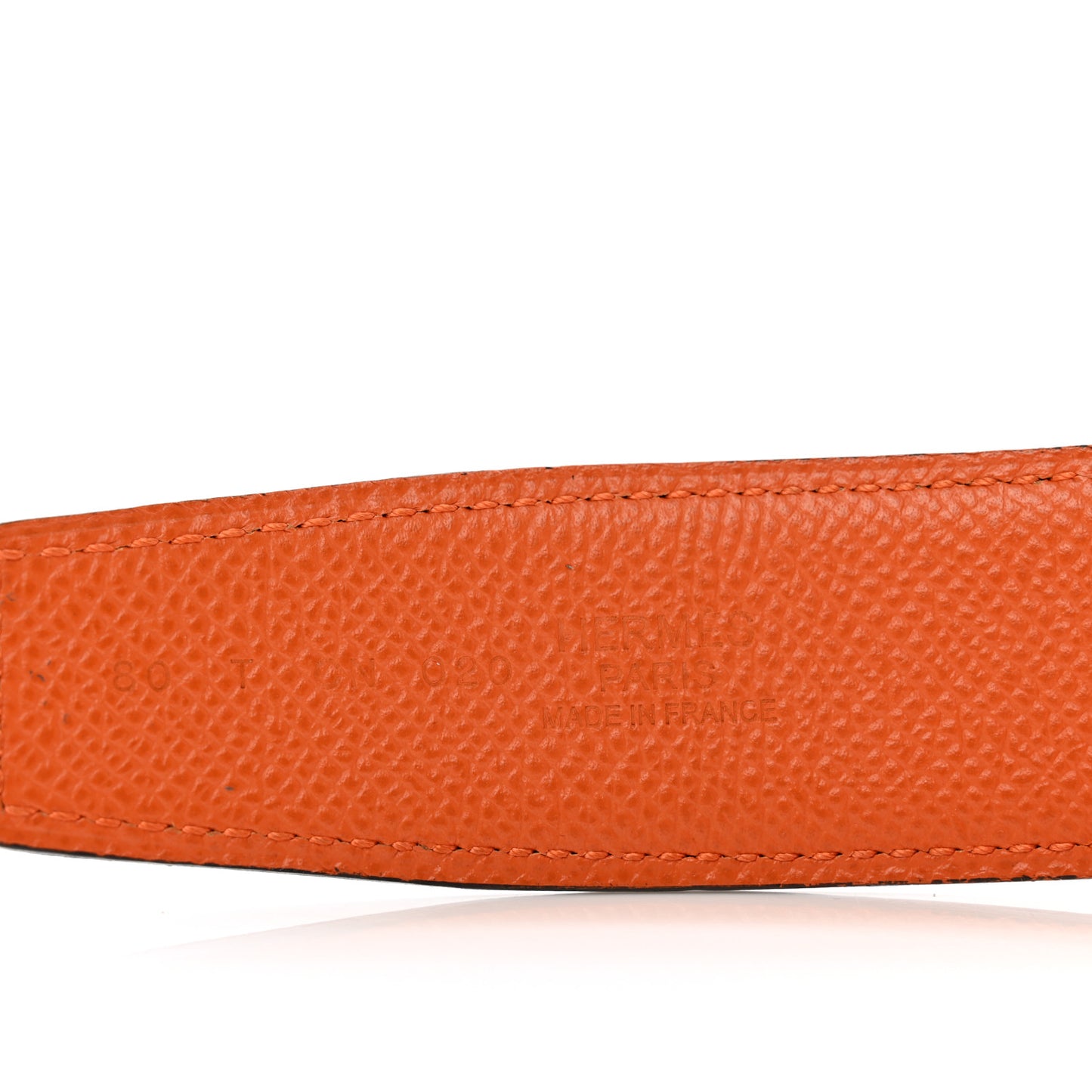 Epsom Swift 24mm Mini Constance Guilloche H Belt 80 32 Black Orange