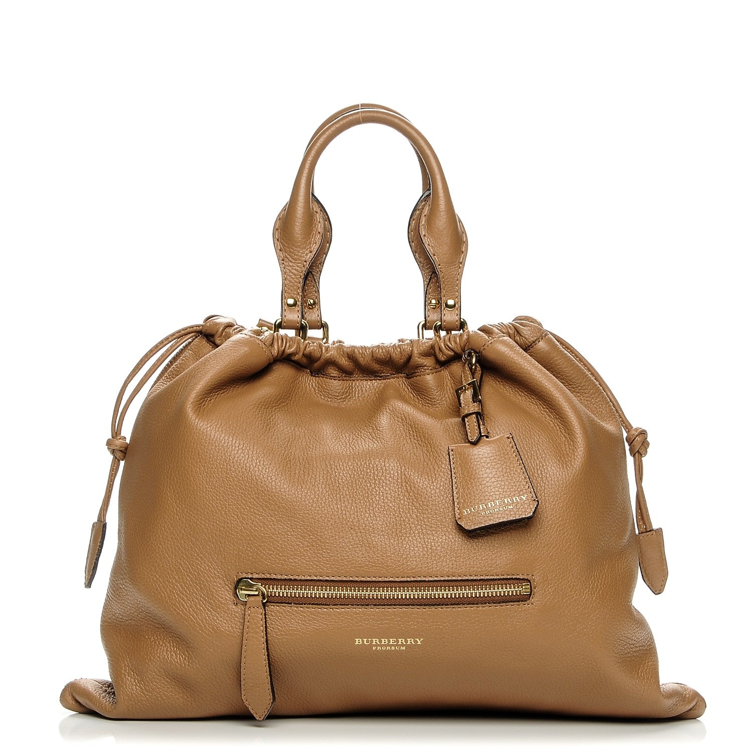 Burberry Prorsum Deerskin Big Crush Tote Fudge 1 of 8