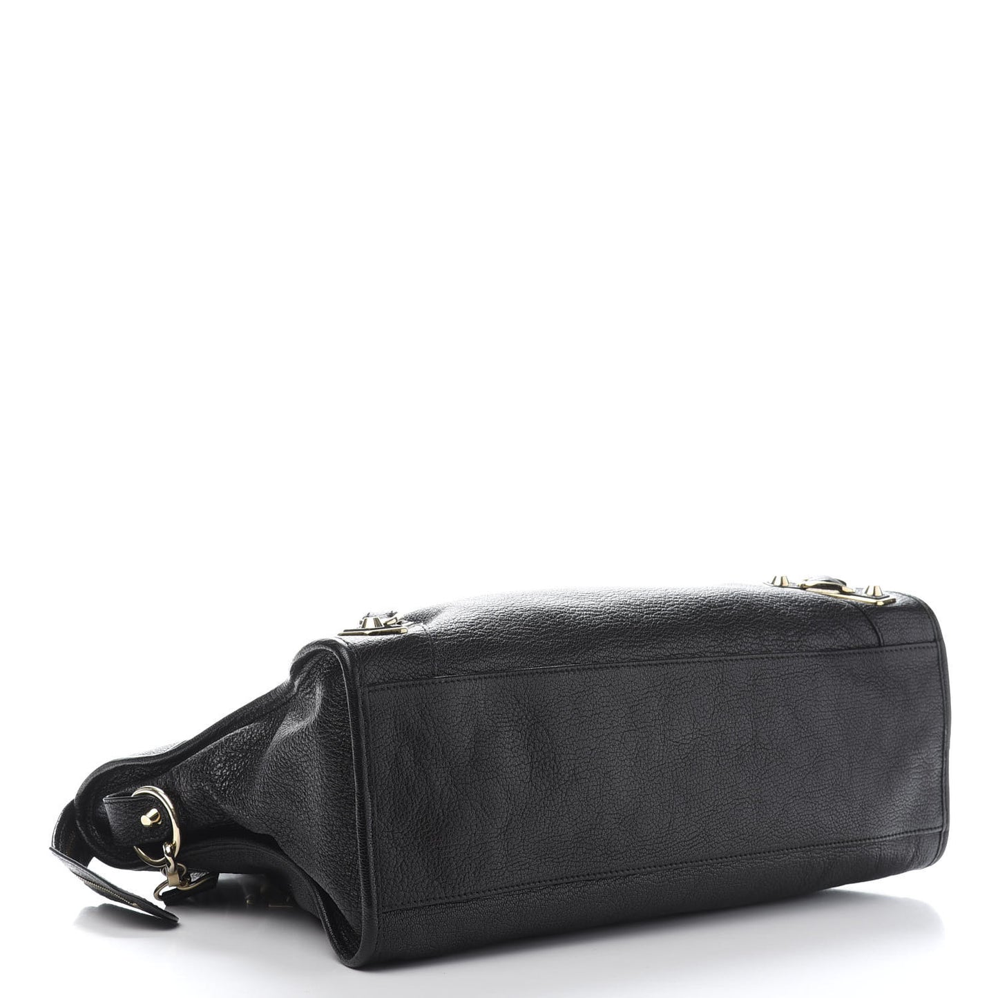 Chevre Gold Metallic Edge Hardware City Black