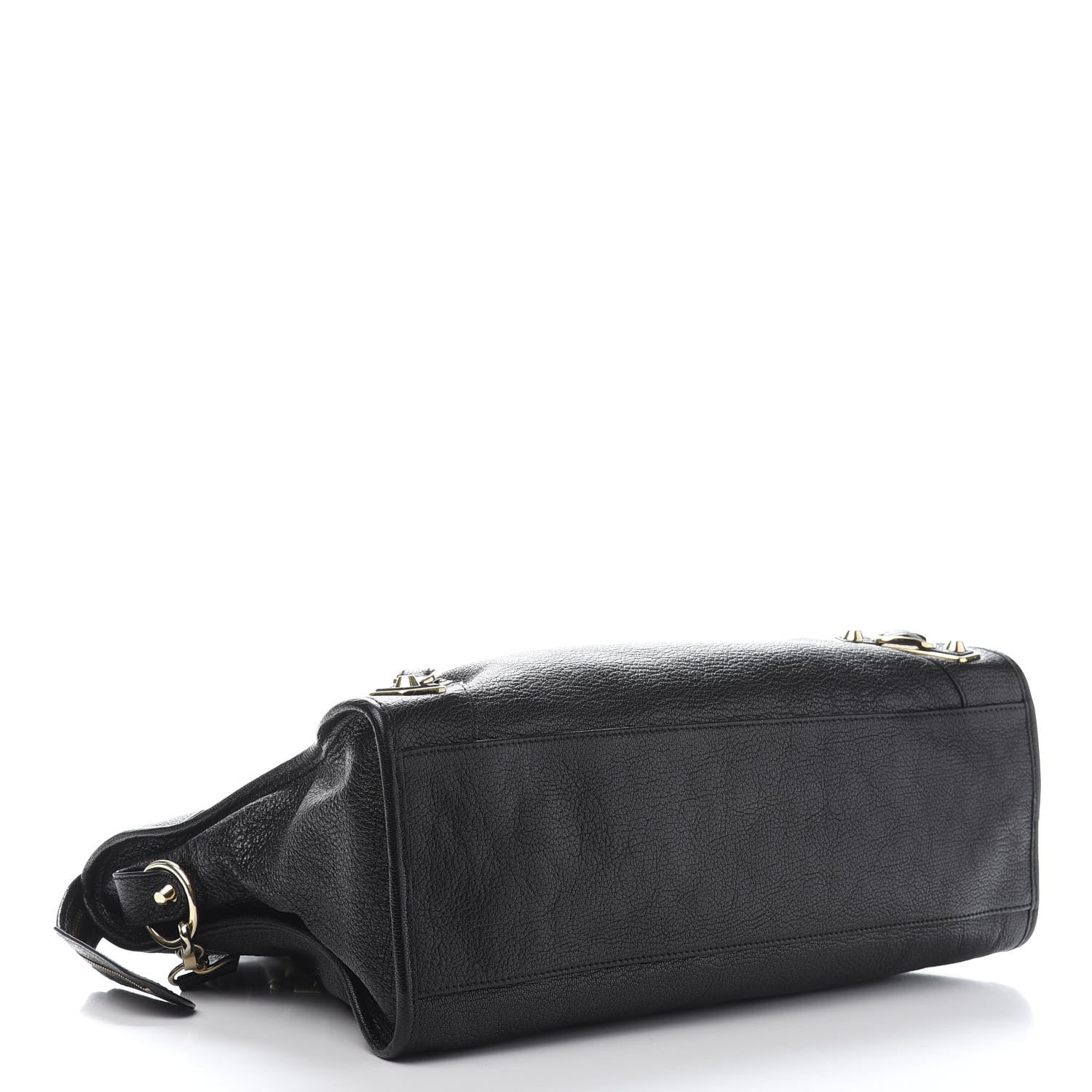 Balenciaga Chevre Gold Metallic Edge Hardware City Black 5 of 12