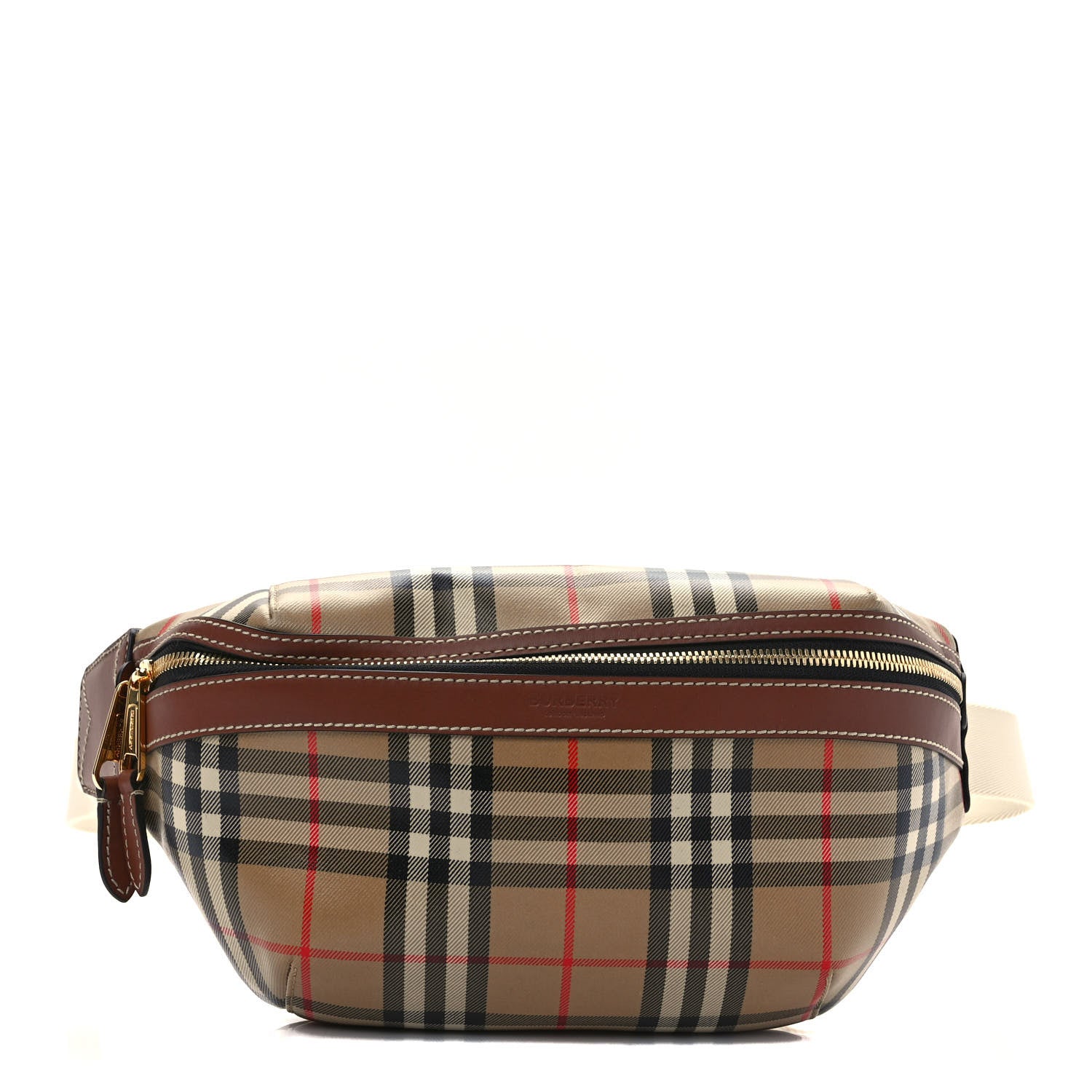 Burberry Nylon Vintage Check Medium Sonny Bum Bag Archive Beige Brown 1 of 8