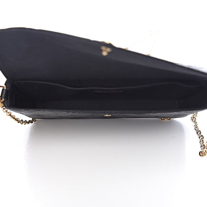 Louis Vuitton Empreinte Pochette Felicie Chain Wallet Black 5 of 12