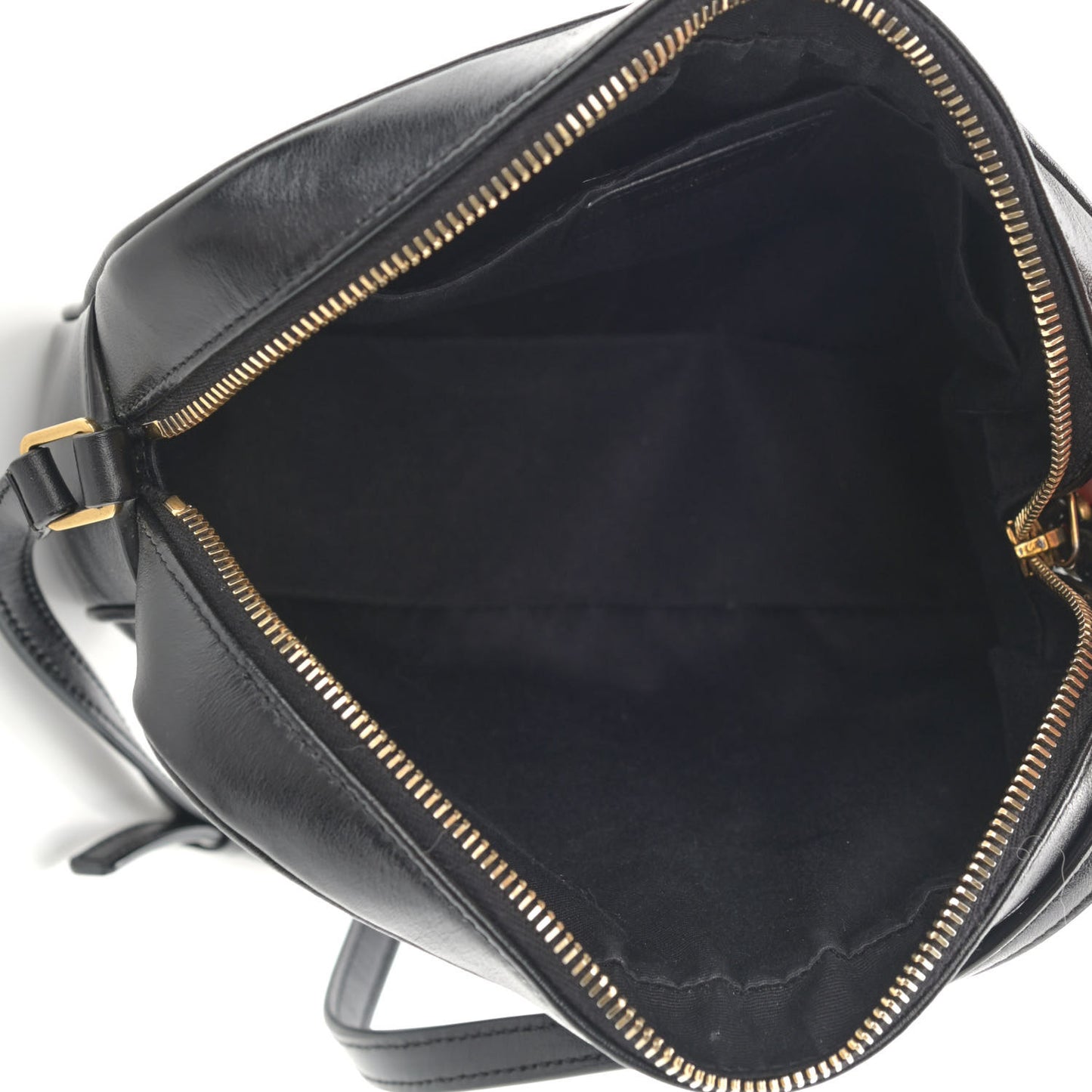 Calfskin Matelasse Monogram Lou Camera Bag Black