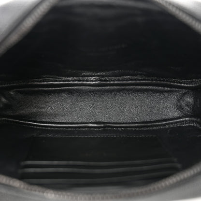 Saint Laurent Grain De Poudre Matelasse Monochrome Monogram Mini Lou Camera Bag Black 5 of 10