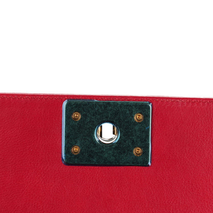 Chanel Goat Hair Small Boy Flap Red 5 of 8