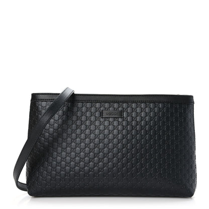 Gucci Microguccissima Flat Crossbody Black 1 of 9
