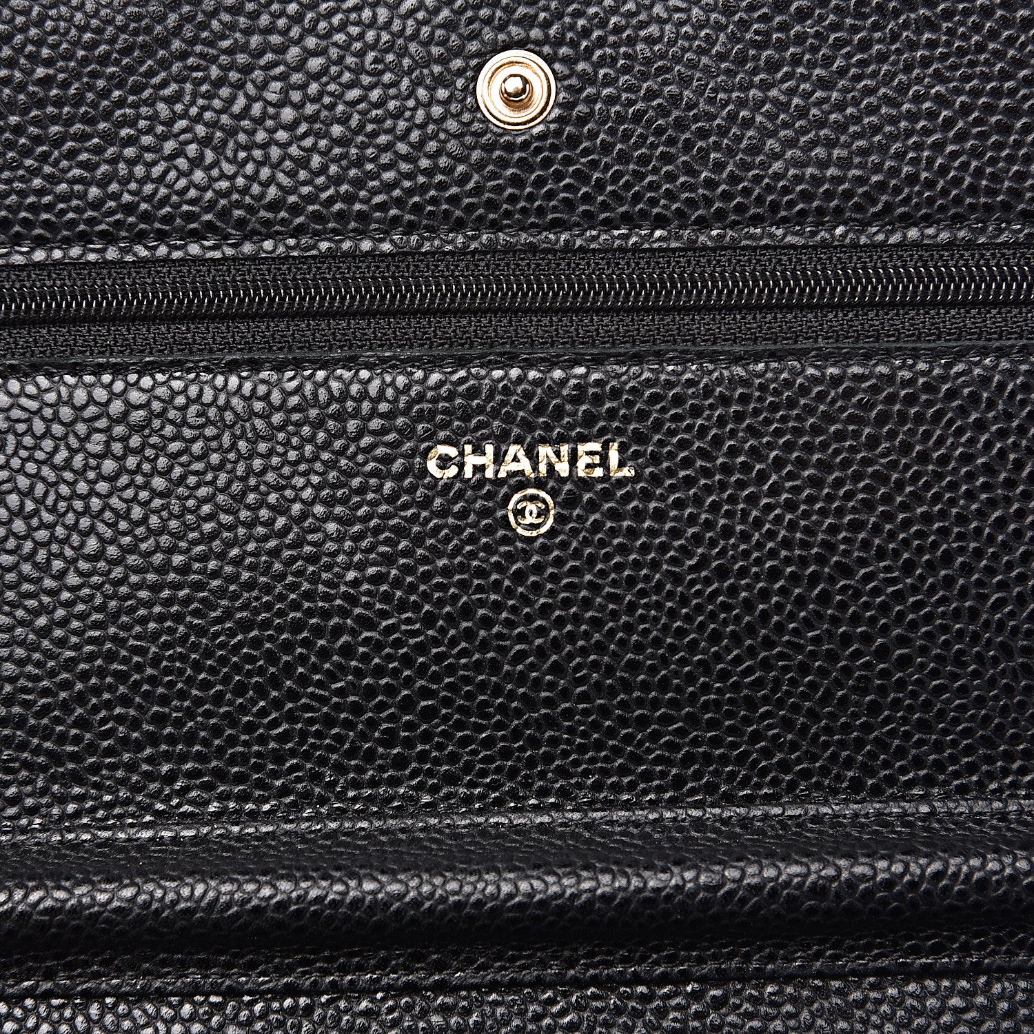 Chanel Caviar Quilted Wallet On Chain WOC Black 5 of 10