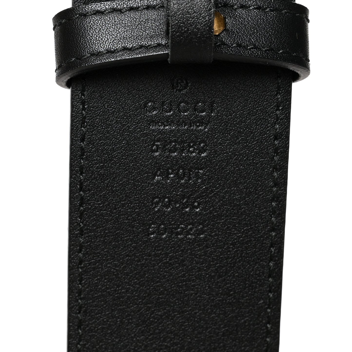 Calfskin Crystal Double G 40mm Belt 90 36 Black Multicolor