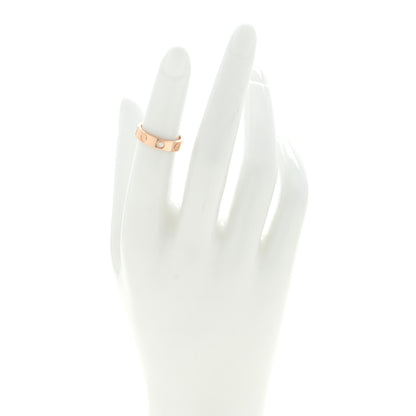 Cartier 18K Pink Gold Diamond 4mm LOVE Wedding Band Ring 47 4 2 of 4