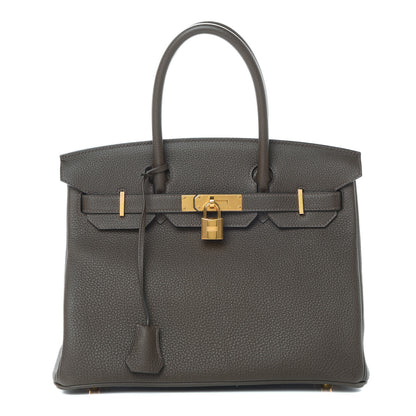 Hermes Togo Birkin 30 Vert De Gris 1 of 11