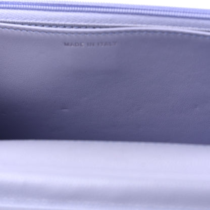 Chanel Caviar Quilted Wallet on Chain WOC Light Purple 11 of 12